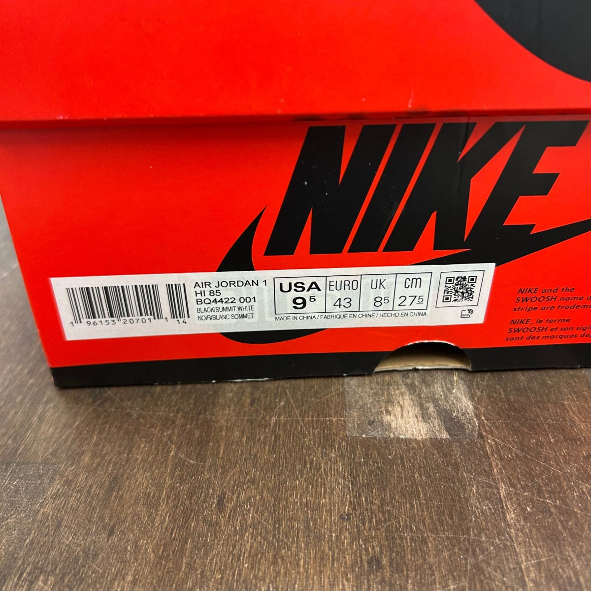 Jordan 1 Retro High '85 Black White (2023) - Image 6