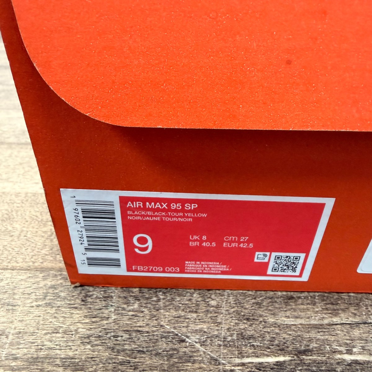 Nike Air Max 95 Corteiz Honey Black - Image 6
