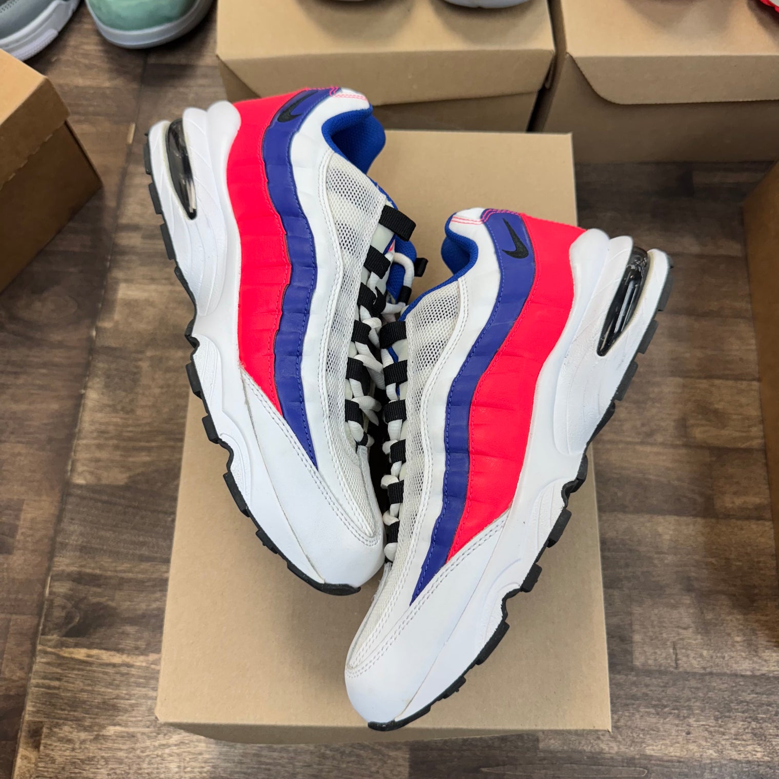 Nike Air Max 95 Crimson Black Yellow (USED, No Box)