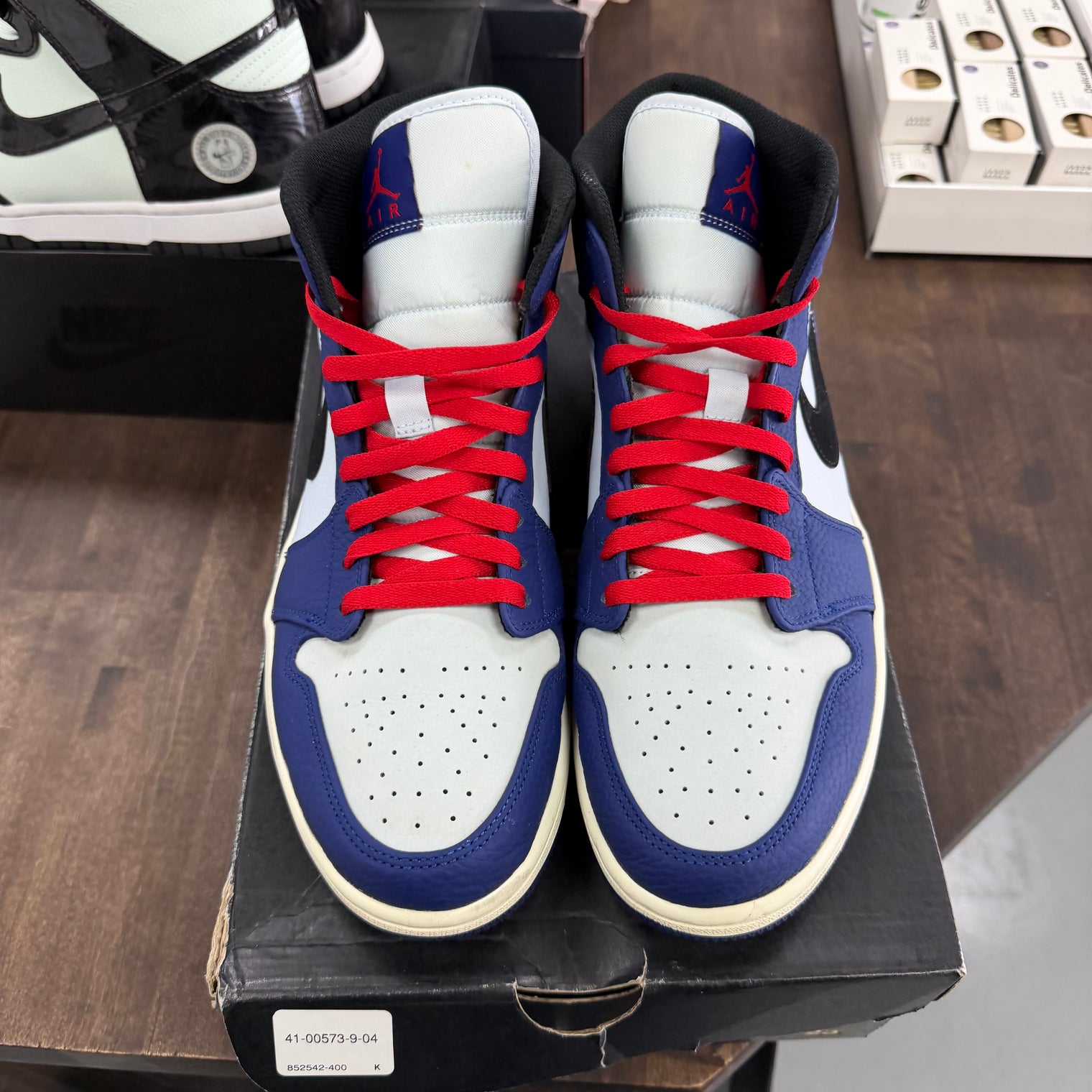 Deep Royal Blue Black Jordan 1 Mid (USED)