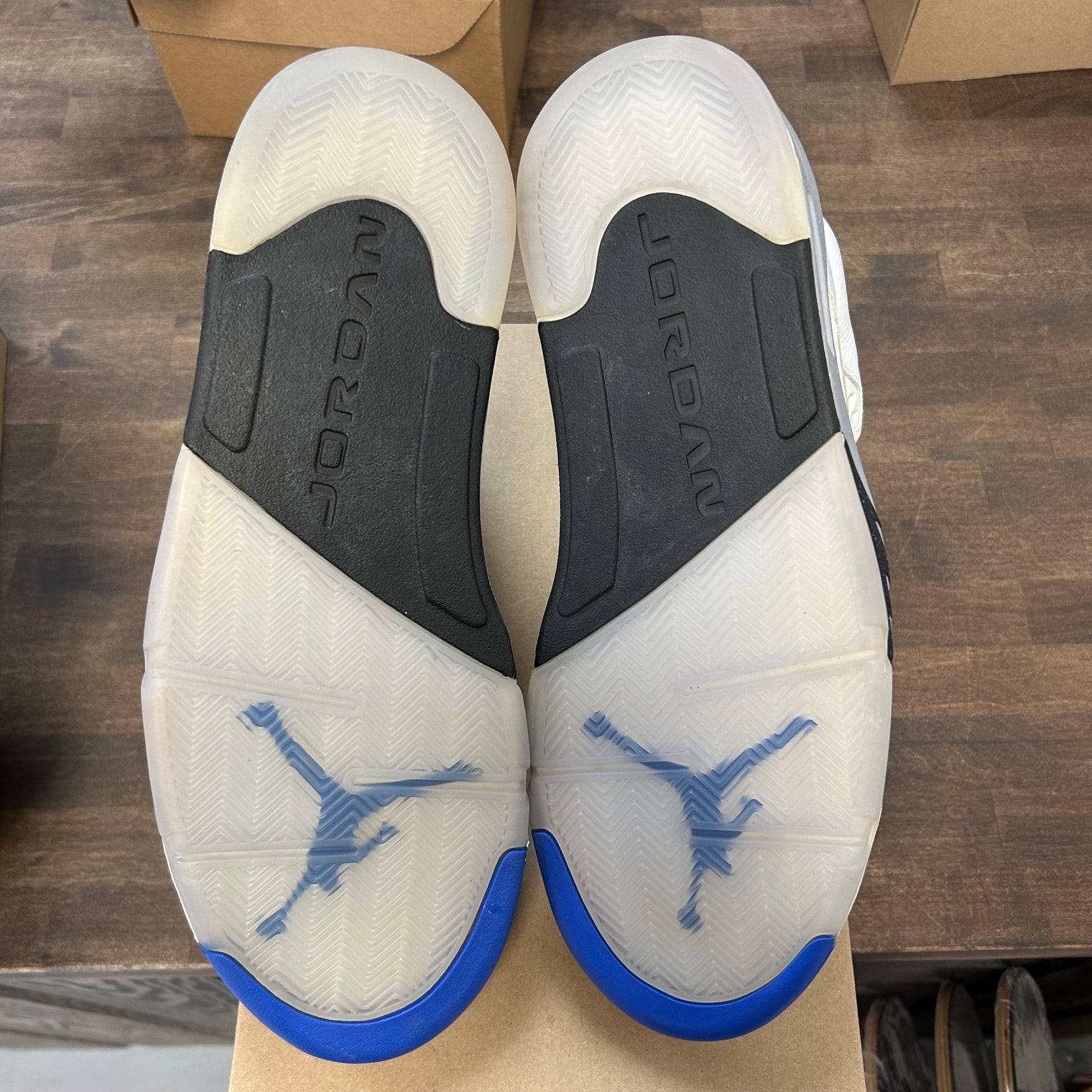 White Stealth 2.0 Jordan 5 Retro (2021) (Used, No Box)