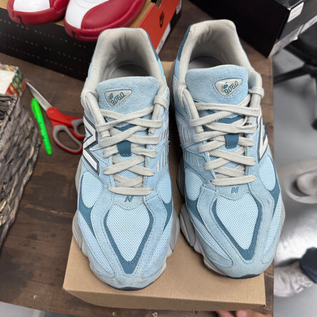 Chrome Blue New Balance 9060 (USED,No Box)