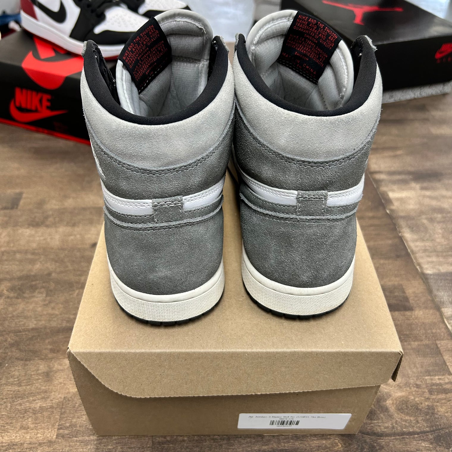 Washed Black Jordan 1 High (Used, No Box)