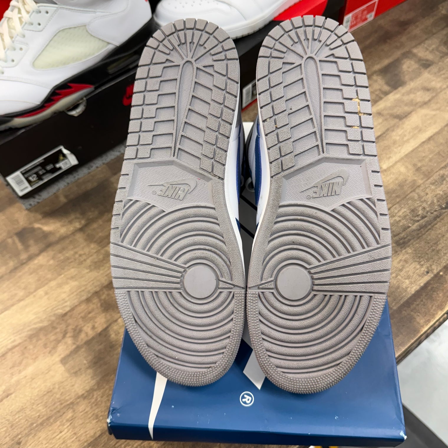 True Blue Jordan 1 High OG (USED)