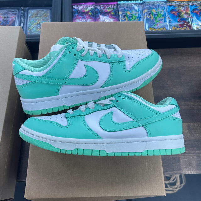 (W) Green Glow Dunk Low (USED,No Box)