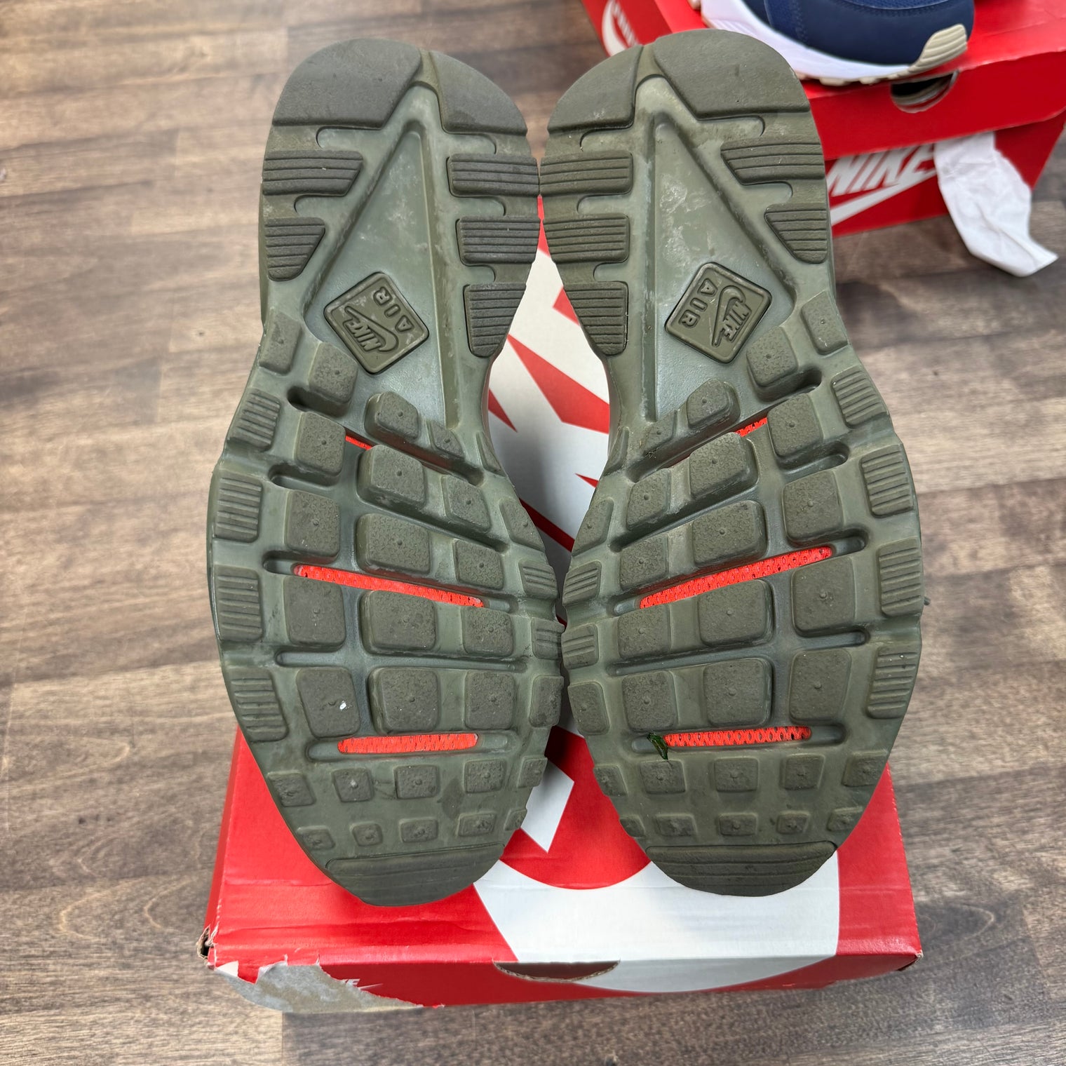 Triple Olive Nike Air Huarache Run Ultra (USED)