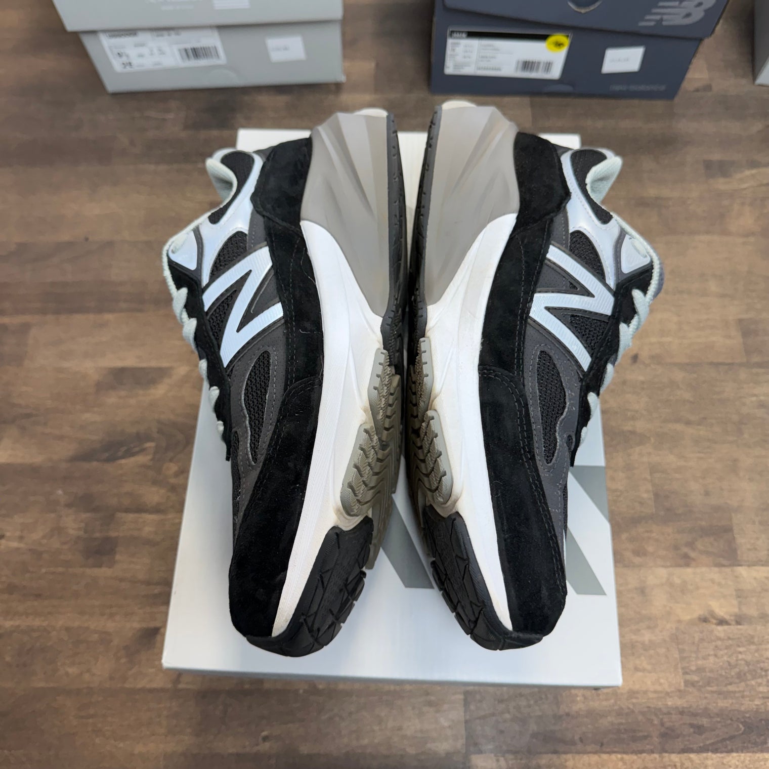 New Balance 990v6 MiUSA Black Grey White (US 9.5) (USED)