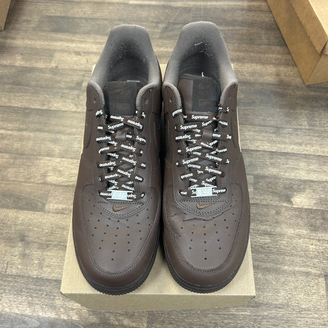 Baroque Brown Supreme Air Force 1 Low (USED, No Box)
