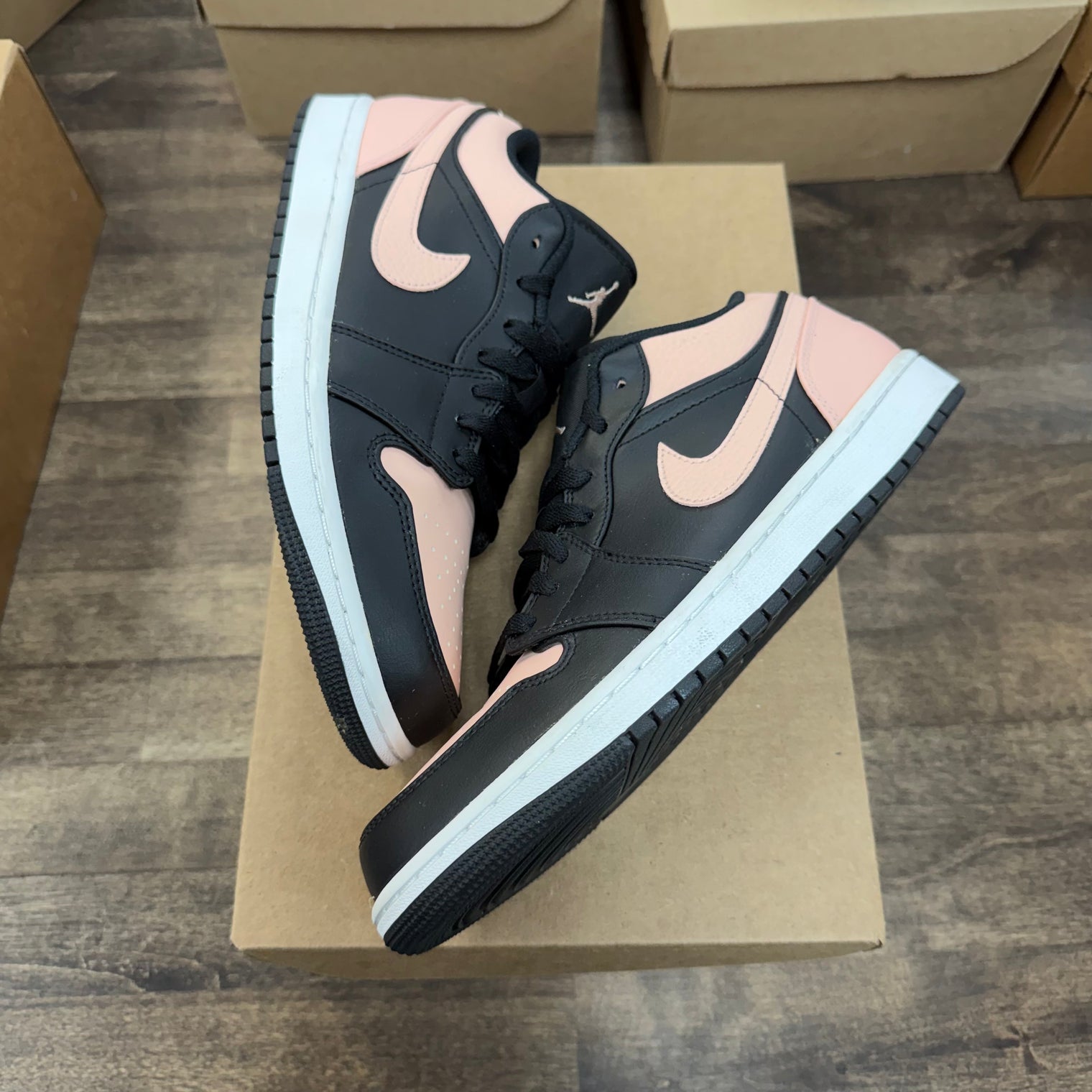 Crimson Tint Jordan 1 Low (USED, No Box)