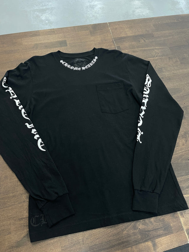 Chrome Hearts Neck Logo Longsleeve