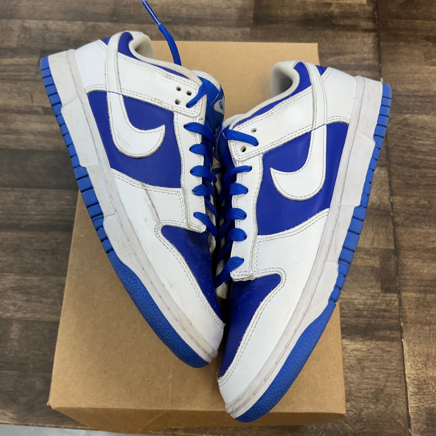 Racer Blue Dunk Low (USED, No Insoles, No Box)