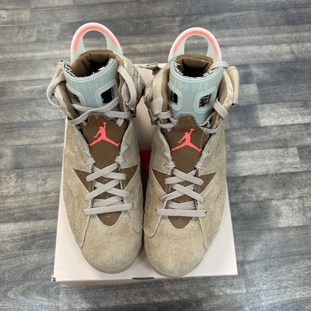 British Khaki Travis Scott Jordan 6 Retro (USED)