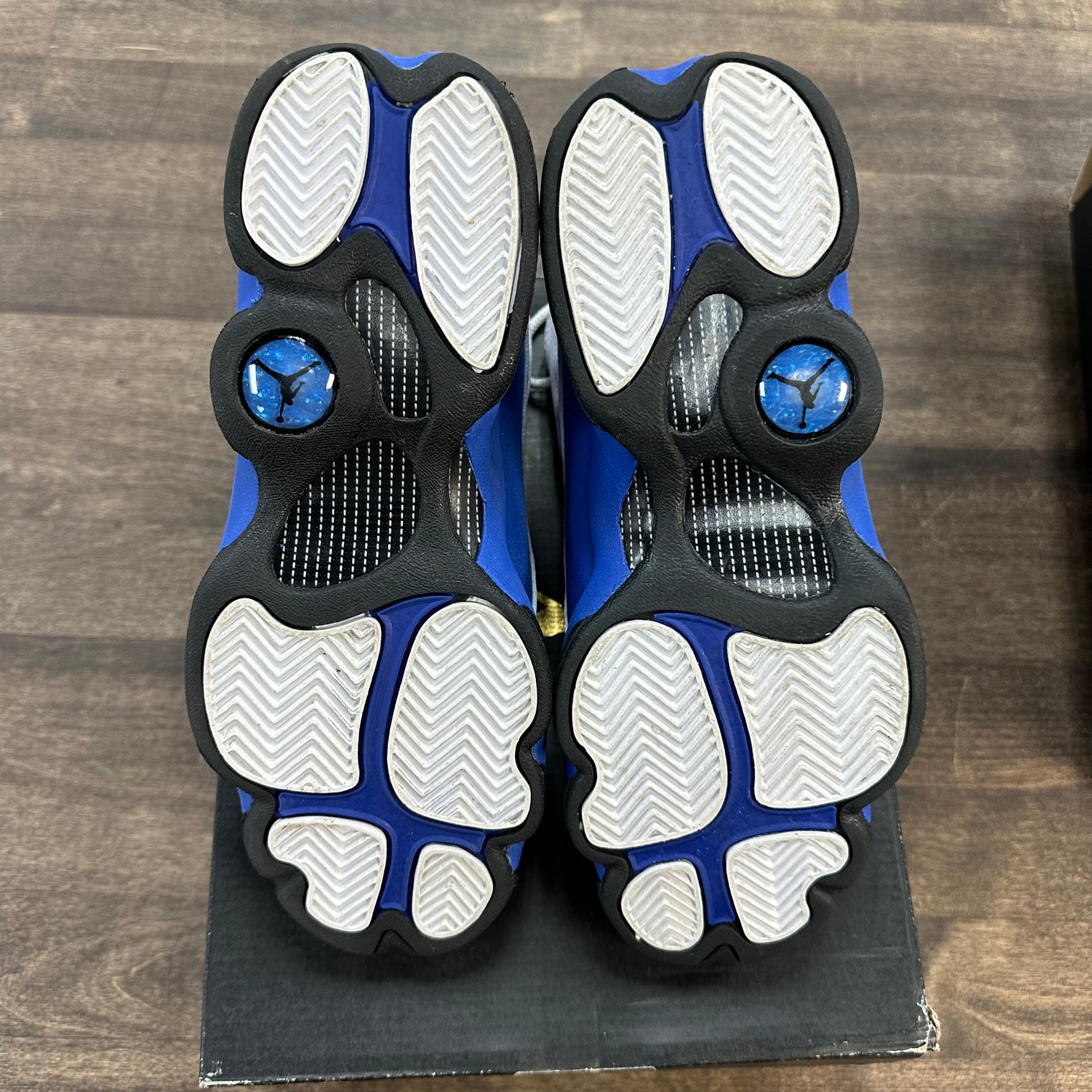 White Hyper Royal Black Jordan 13 GS (Used)