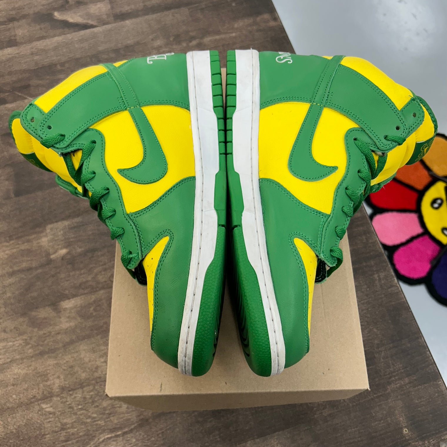 Supreme By Any Means Necessary Brazil Dunk High (USED, No box)