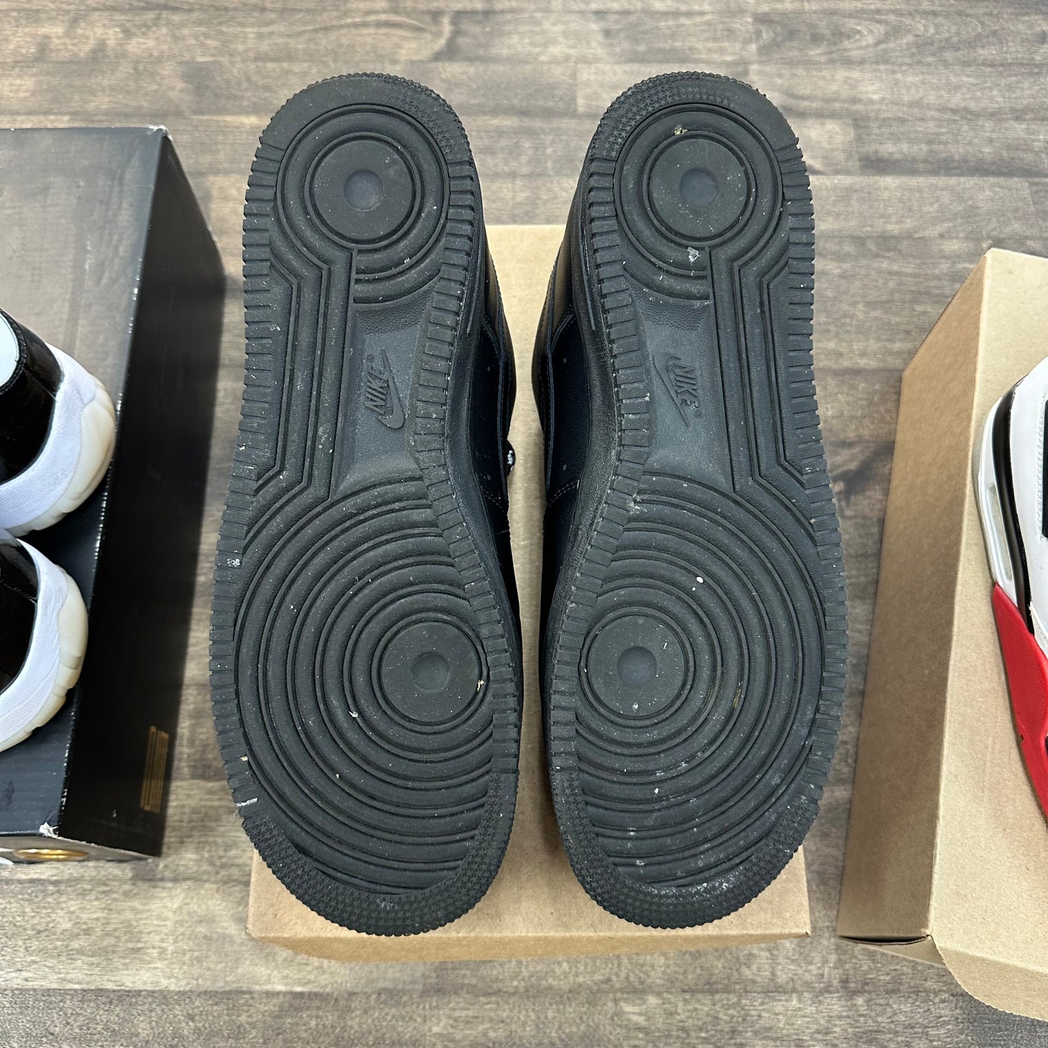 Nike Air Force 1 Low Supreme Black (US 12) (USED, No Box)