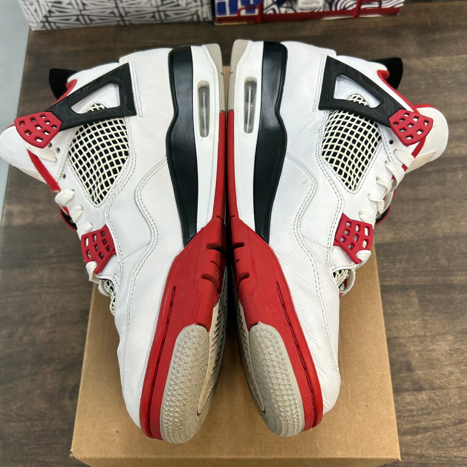 Fire Red Jordan 4 Retro (Used, No Box)