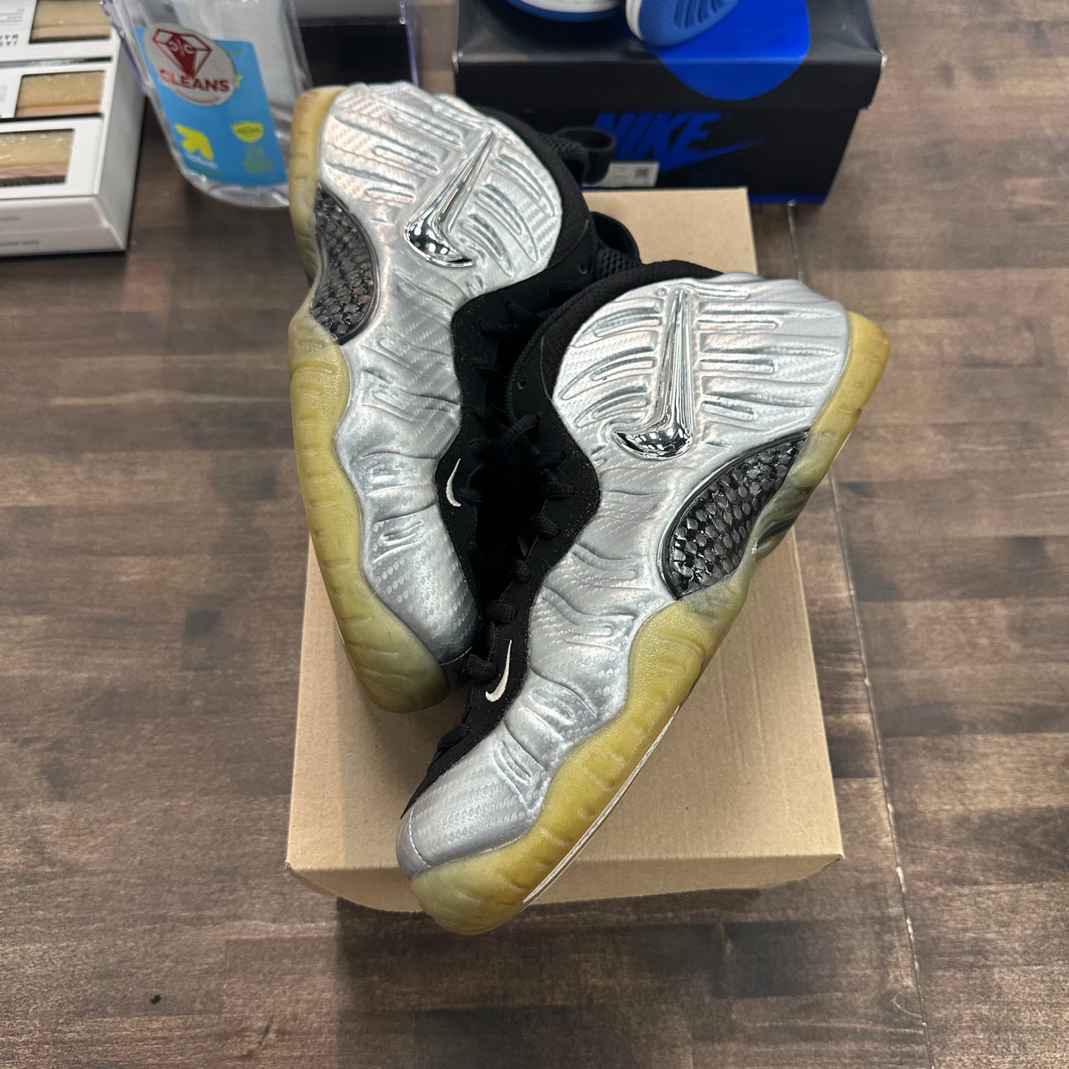 Nike Air Foamposite One Silver Surfer (USED, No Box)