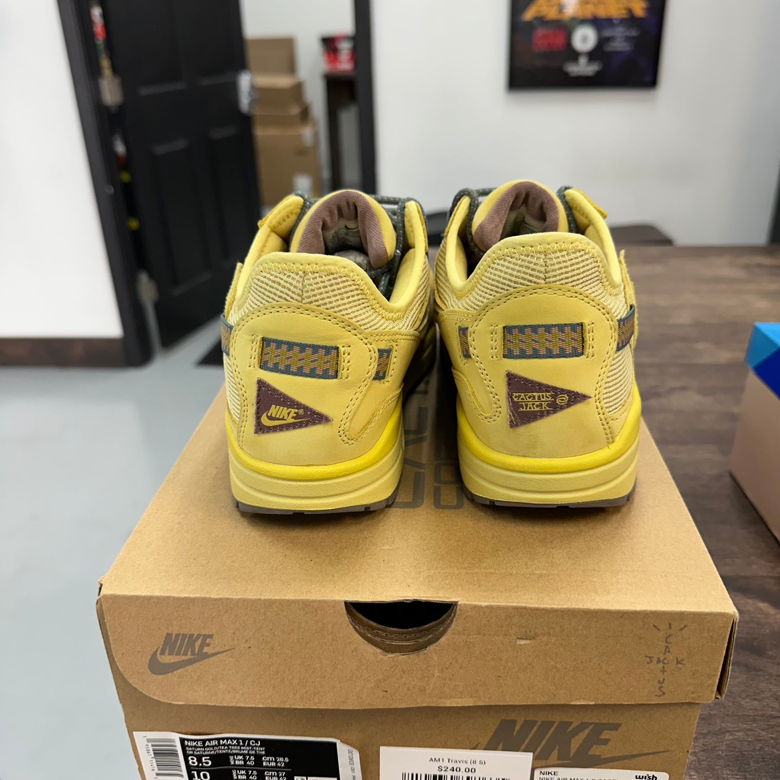 Travis Scott Saturn Gold Air Max 1 (Used)
