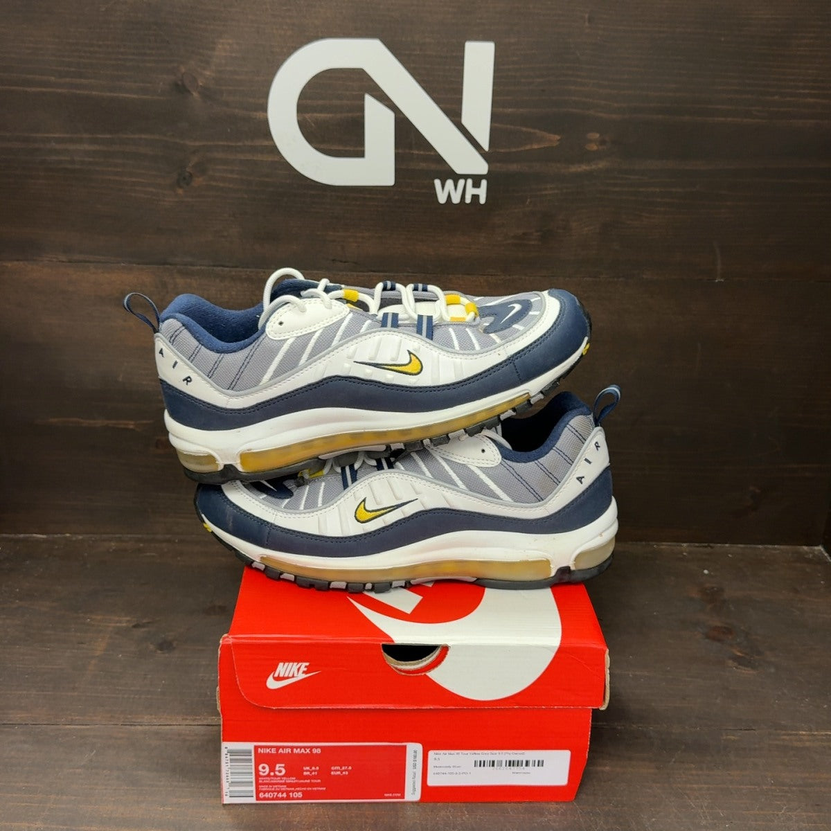 Nike Air Max 98 Tour Yellow Grey - Image 1
