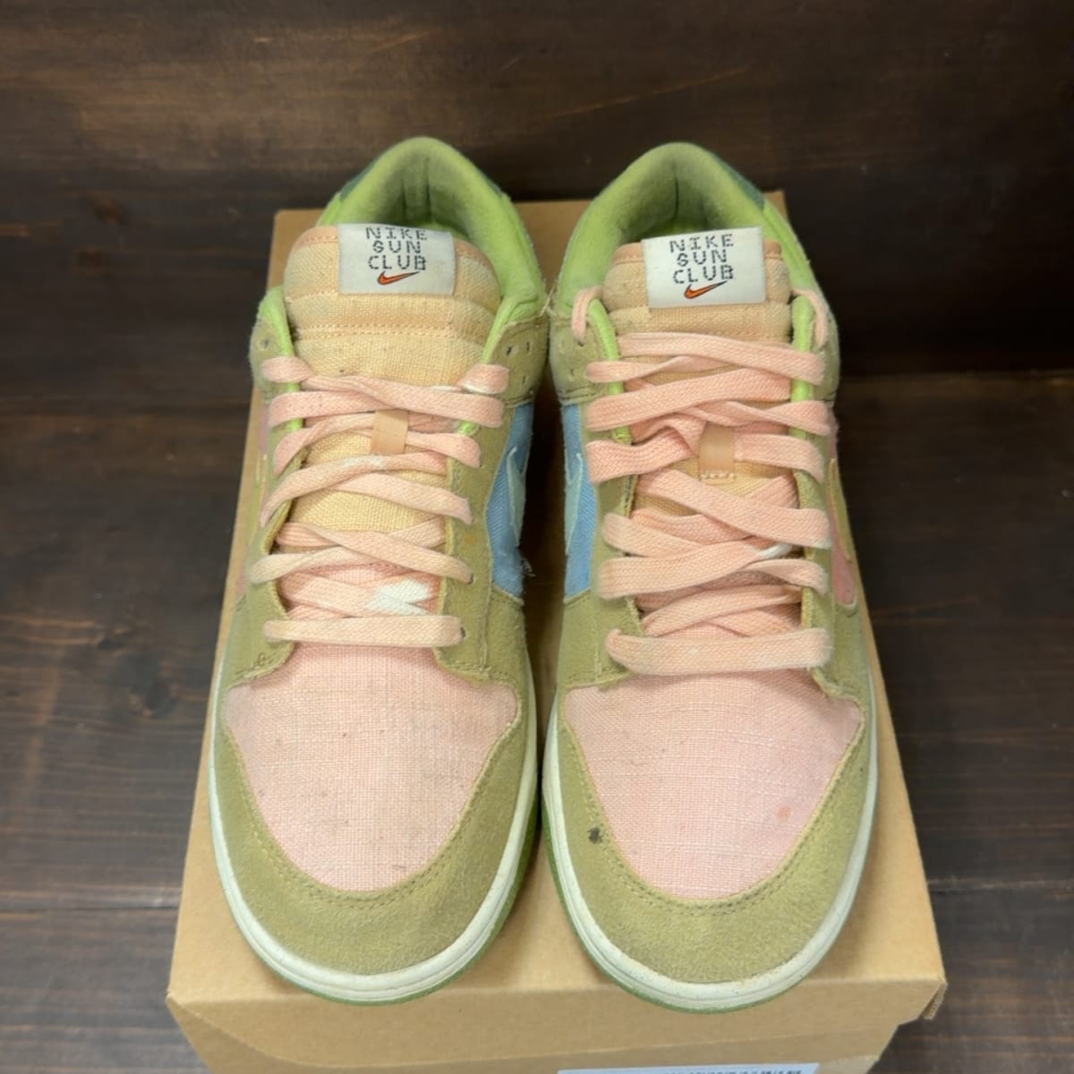 Nike Dunk Low Next Nature Sun Club Arctic Orange Size 10 (Pre-Owned) - tag