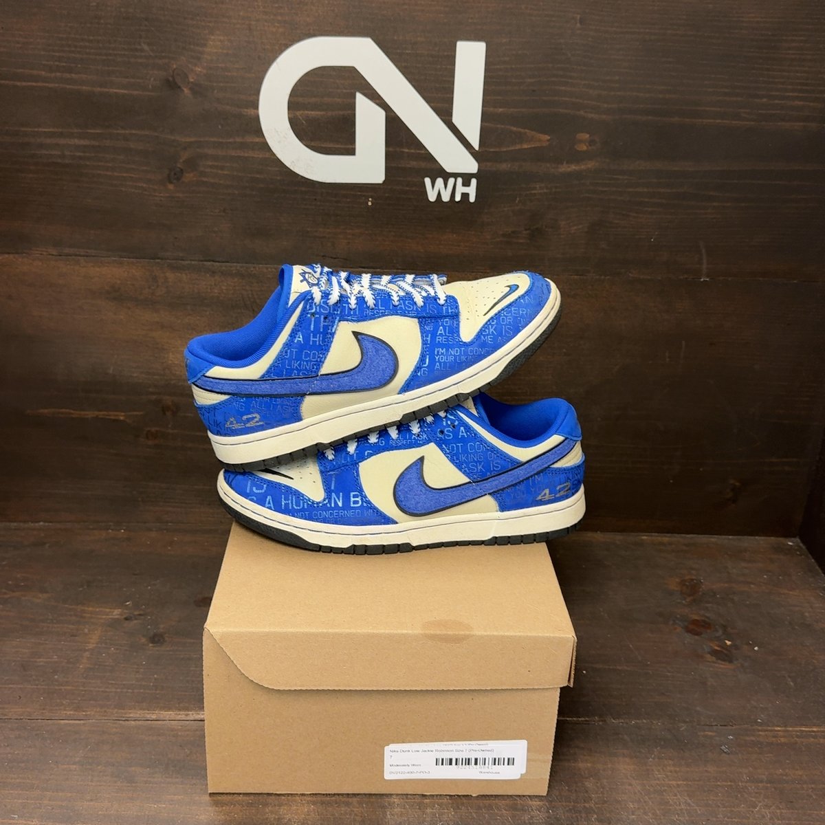 Nike Dunk Low Jackie Robinson Size 7 (Pre-Owned) - front