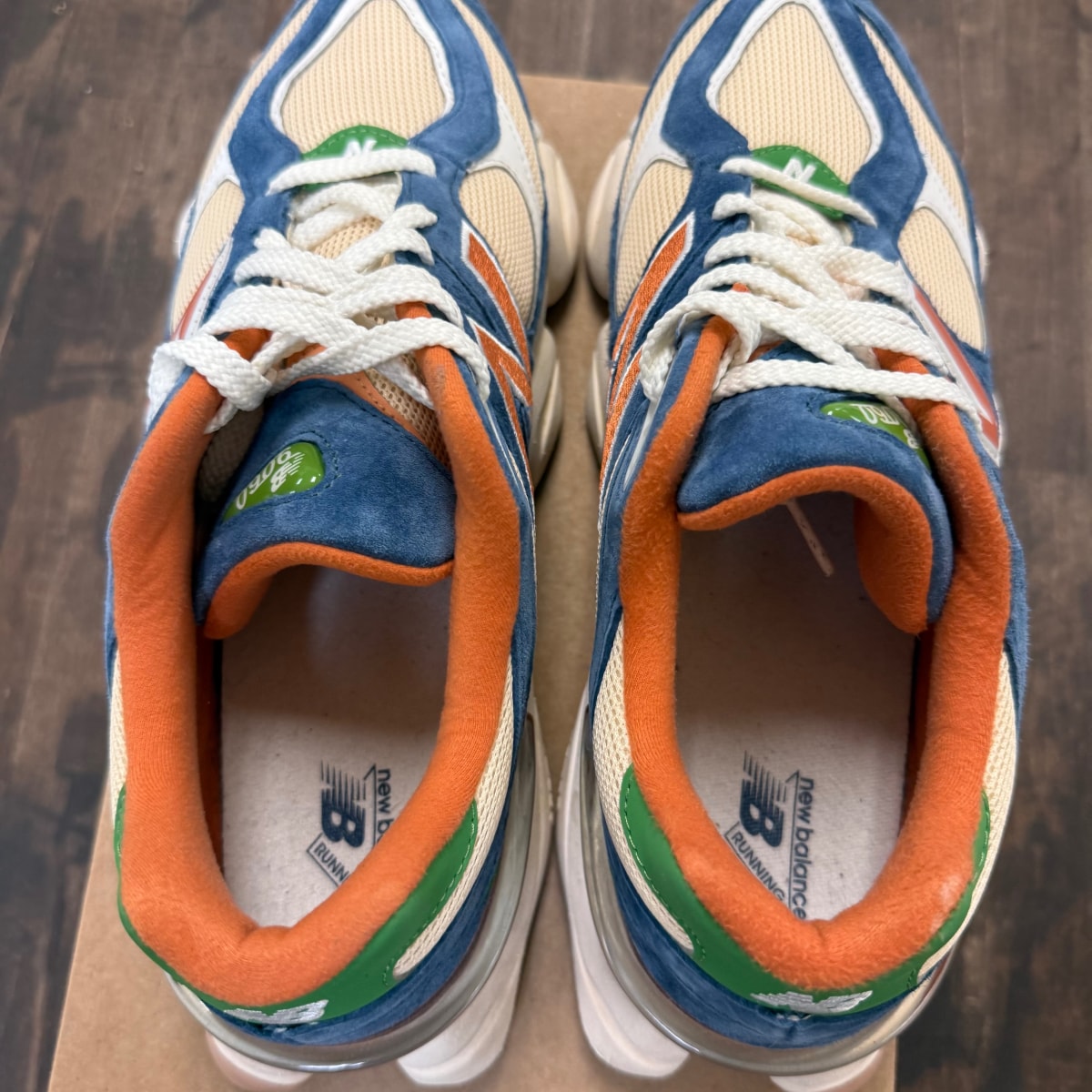 New Balance 9060 Blue Beige Size 10 (Pre-Owned) - Image 4