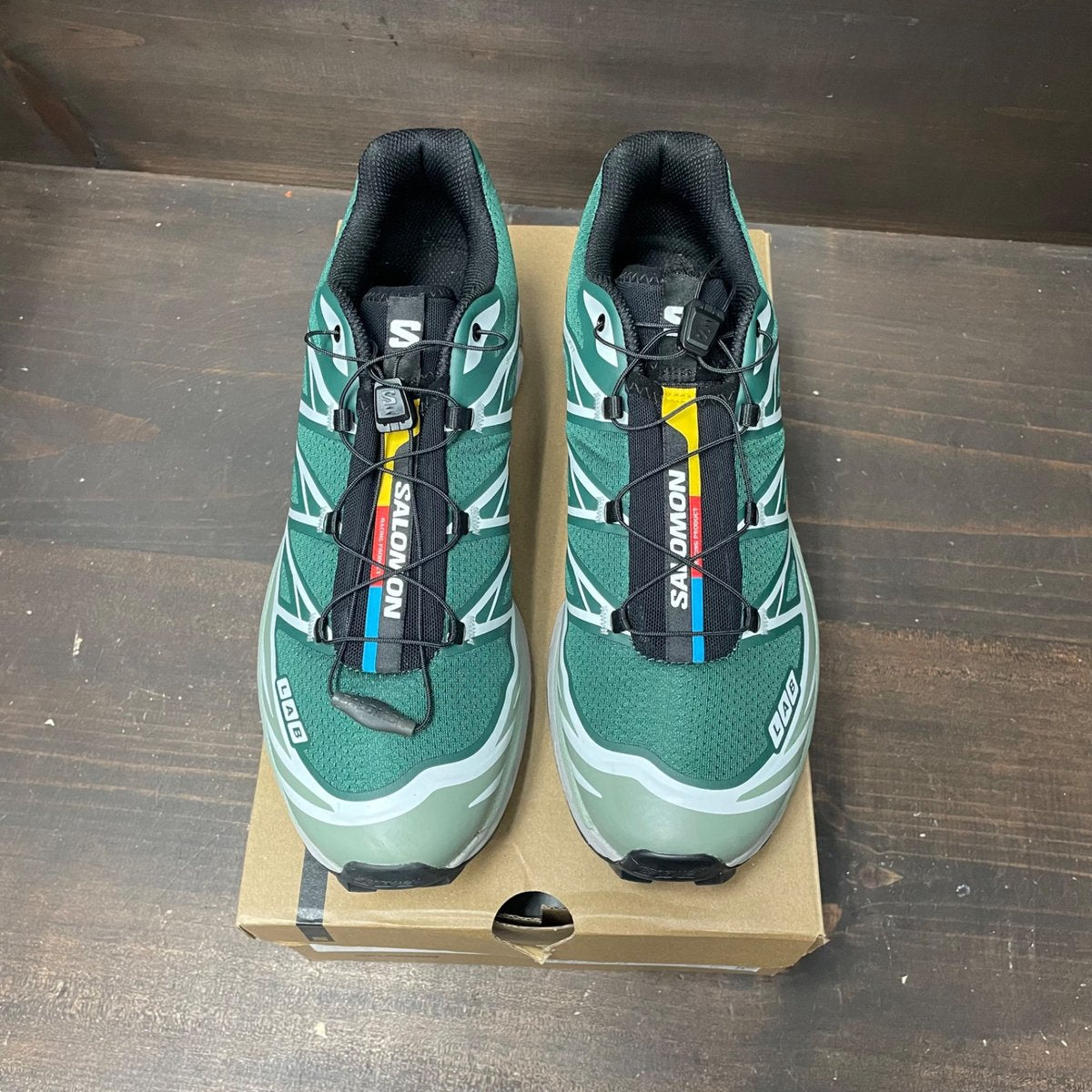 Salomon XT-6 Bistro Green Milieu Size 11 (Pre-Owned) - back