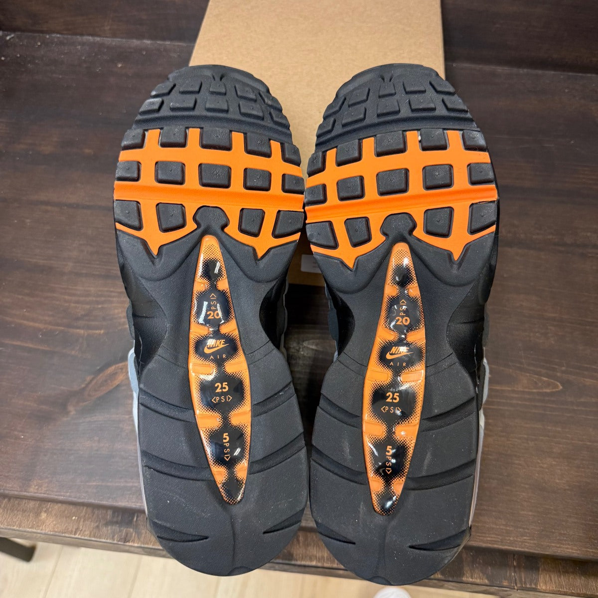Nike Air Max 95 OG Big Bubble Bright Mandarin (2025) Size 14 (Pre-Owned) - Image 6