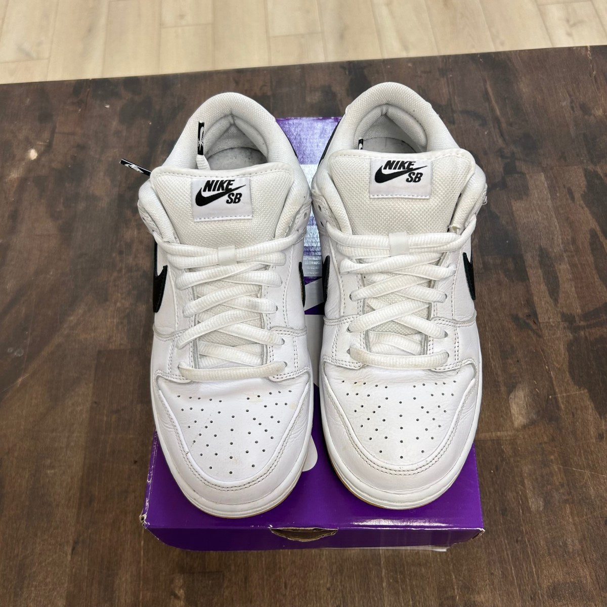 Nike SB Dunk Low Pro White Gum - Image 2