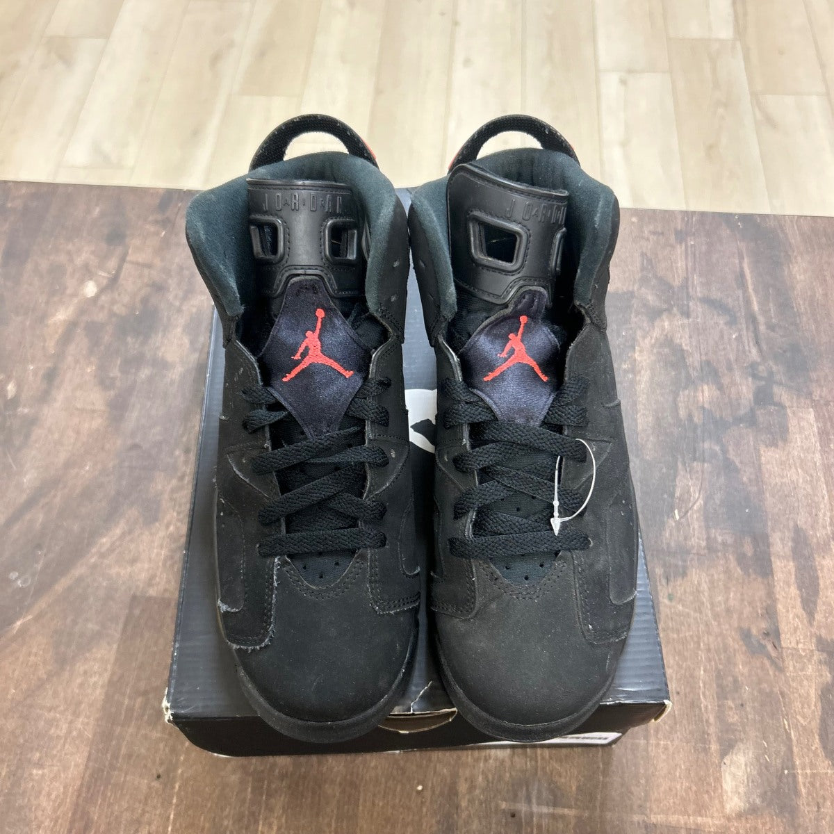 Jordan 6 Retro Infrared Black (2014) (GS) - Image 2