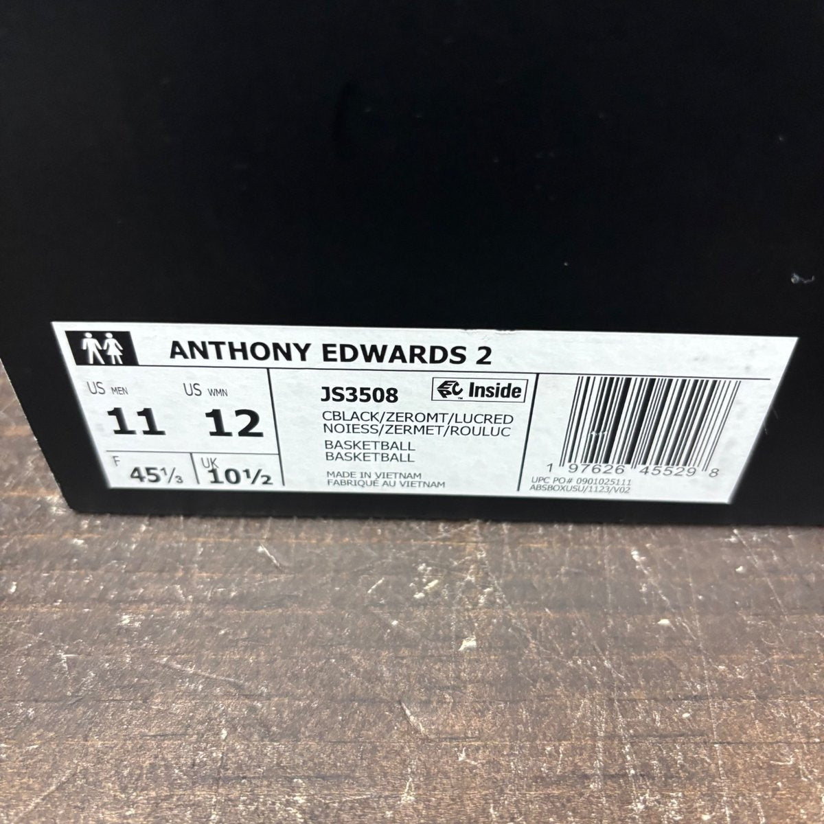 adidas AE 2 Black White Red Size 11 (Pre-Owned) - aux