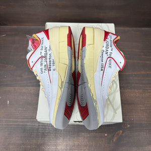 Jordan 2 Retro Low SP Off-White White Red - Image 4