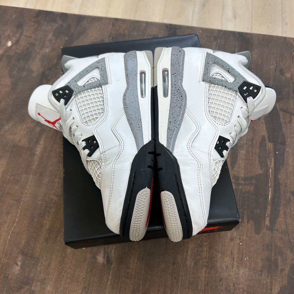 Jordan 4 Retro White Cement (2025) (GS) - Image 2