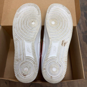 Nike Air Force 1 Low White Team Red Size 11 (Pre-Owned) - Image 3