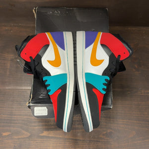 Jordan 1 Mid Bred Multi-Color Size 12 (Pre-Owned) - aux