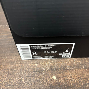 Jordan 14 Retro Black University Blue (2026) Size 8 (Pre-Owned) - Image 7