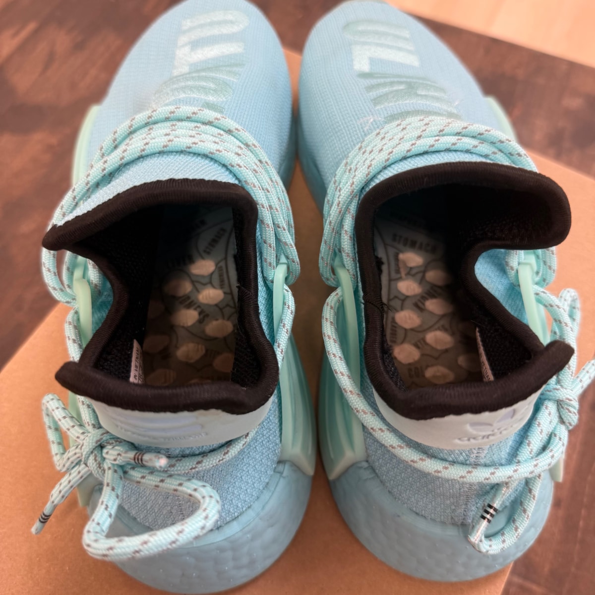 adidas NMD Hu Pharrell Williams Clear Aqua Size 7.5 (Pre-Owned) - Image 3