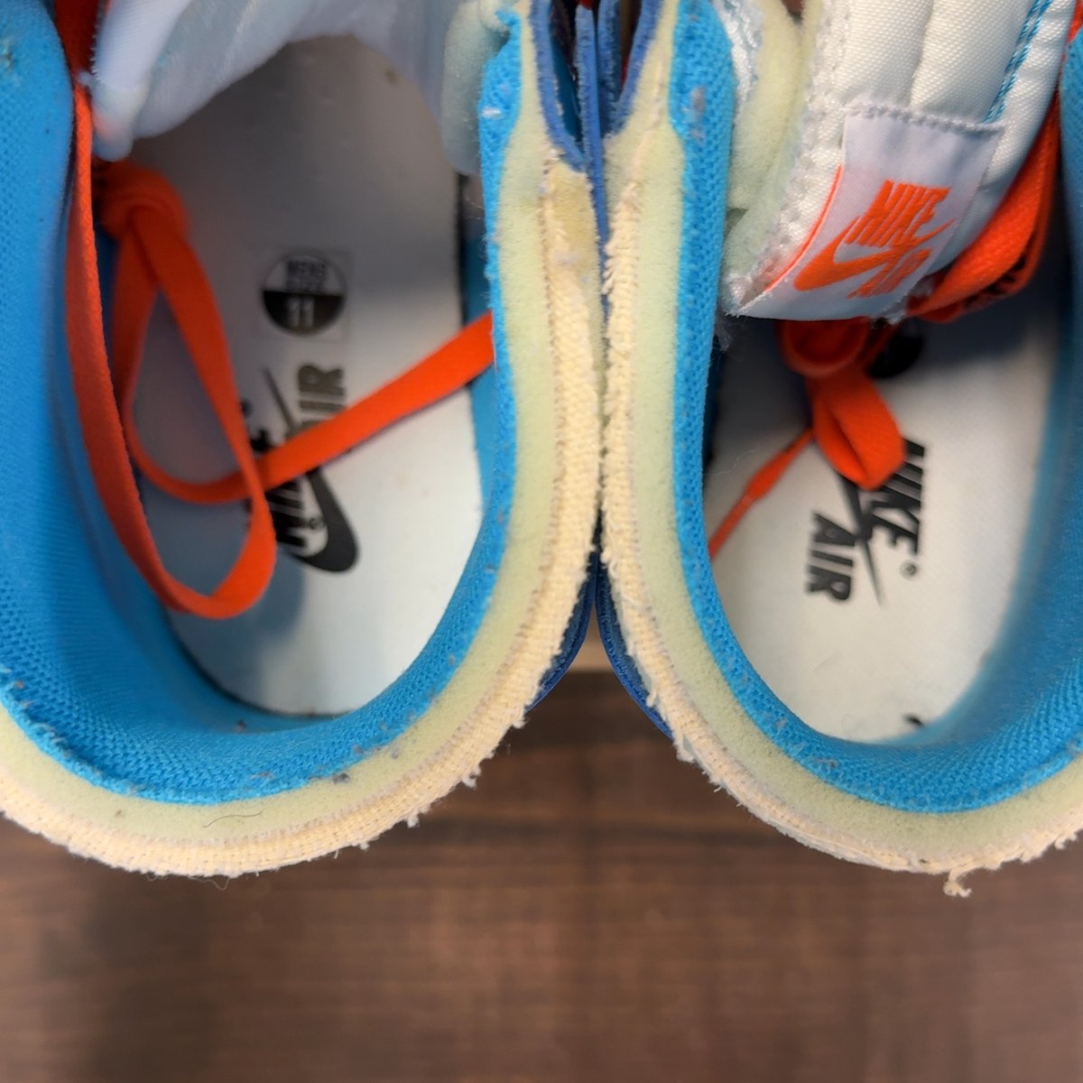 Jordan 1 Retro High Off-White University Blue Size 11 (Pre-Owned) - aux