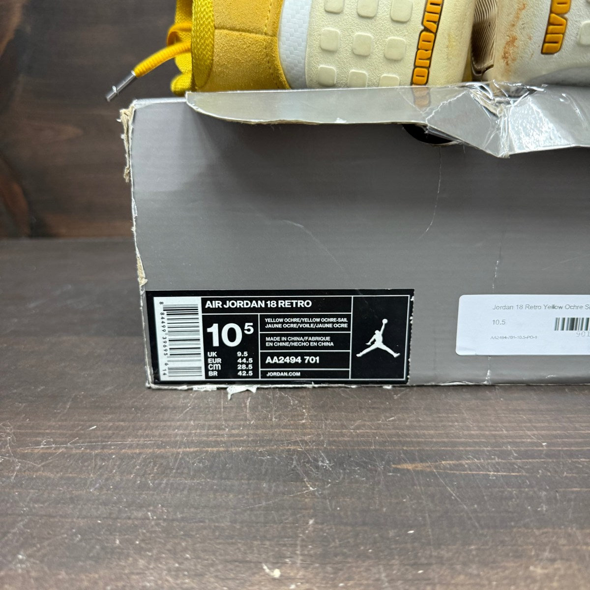 Jordan 18 Retro Yellow Ochre - Image 7