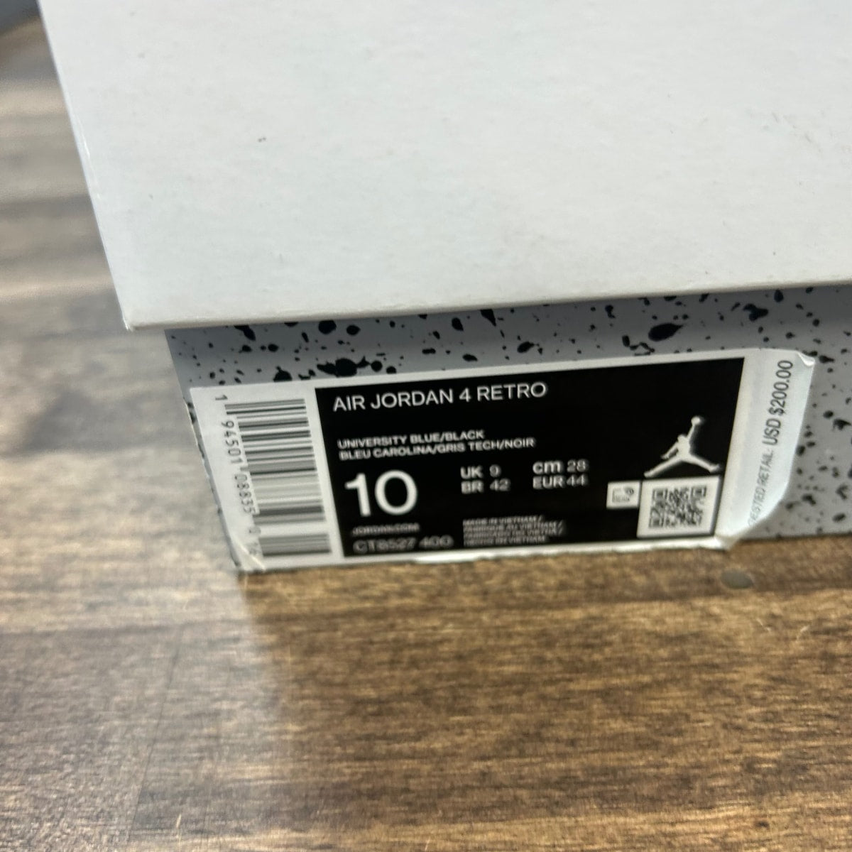 Jordan 4 Retro University Blue - Image 6