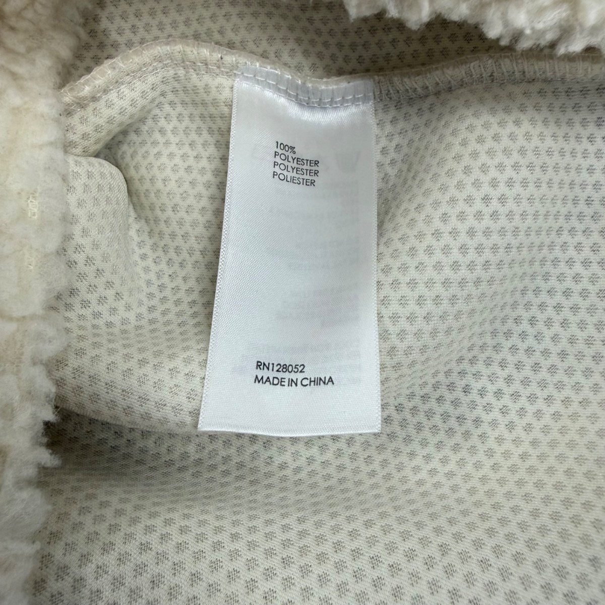Travis Scott Cactus Trails Half-Zip Sherpa Hoodie Natural Size L (Pre-Owned) - Image 4
