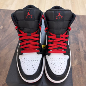 Jordan 1 Mid Gym Red Black Toe - Image 2