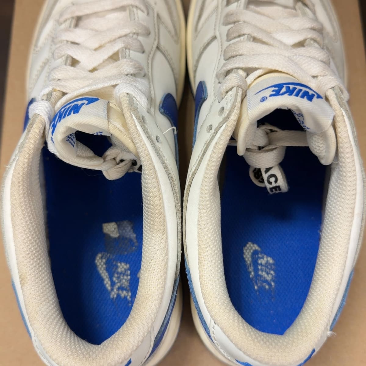 Nike Dunk Low Summit White Hyper Royal (GS) Size 5Y (Pre-Owned) - aux