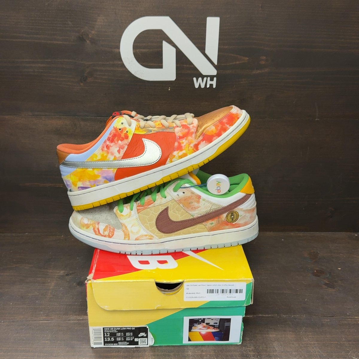 Nike SB Dunk Low Street Hawker (2021) Size 12 (Pre-Owned) - front