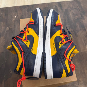 Nike Dunk Low Off-White University Gold Size 10.5 (Pre-Owned) - Image 4