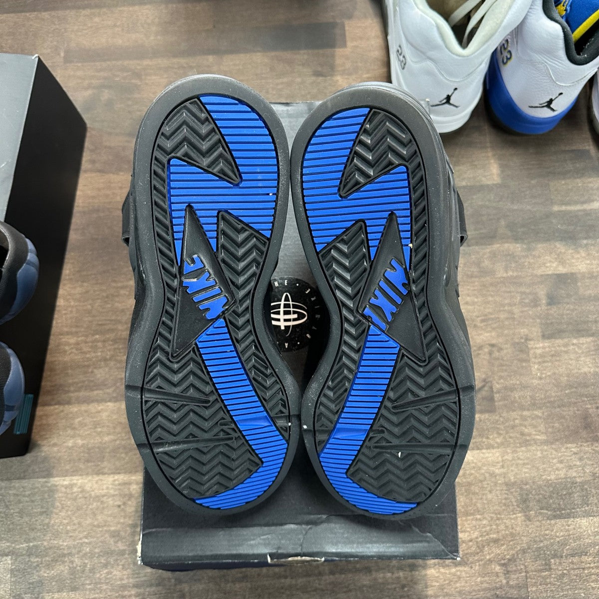 Nike Air Flight Huarache Black Lyon Blue (2015) - Image 5