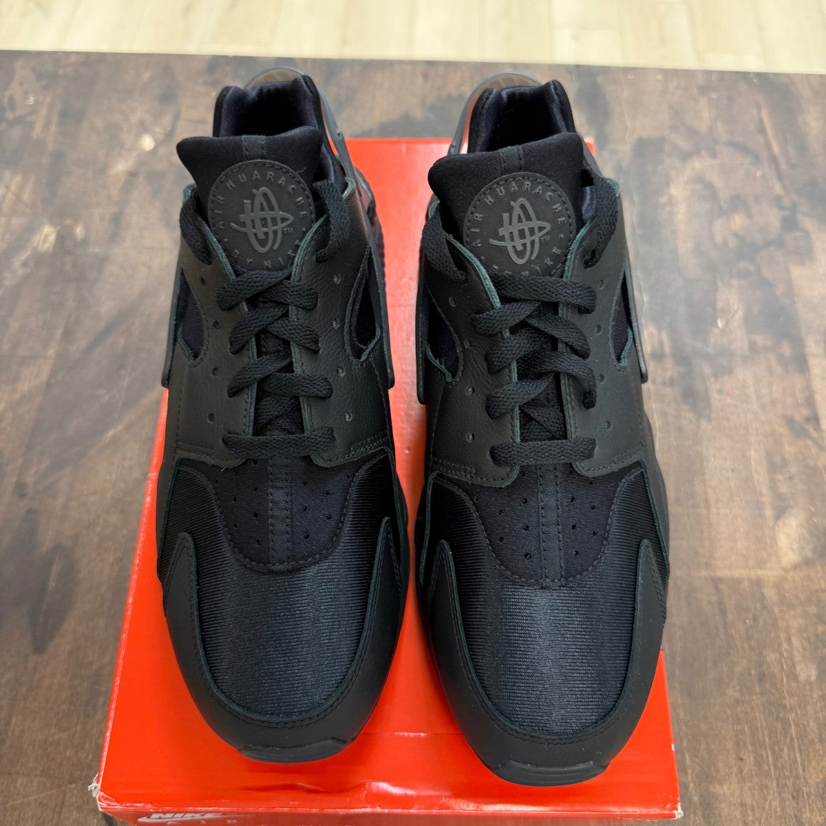 Nike Air Huarache Triple Black - Image 2