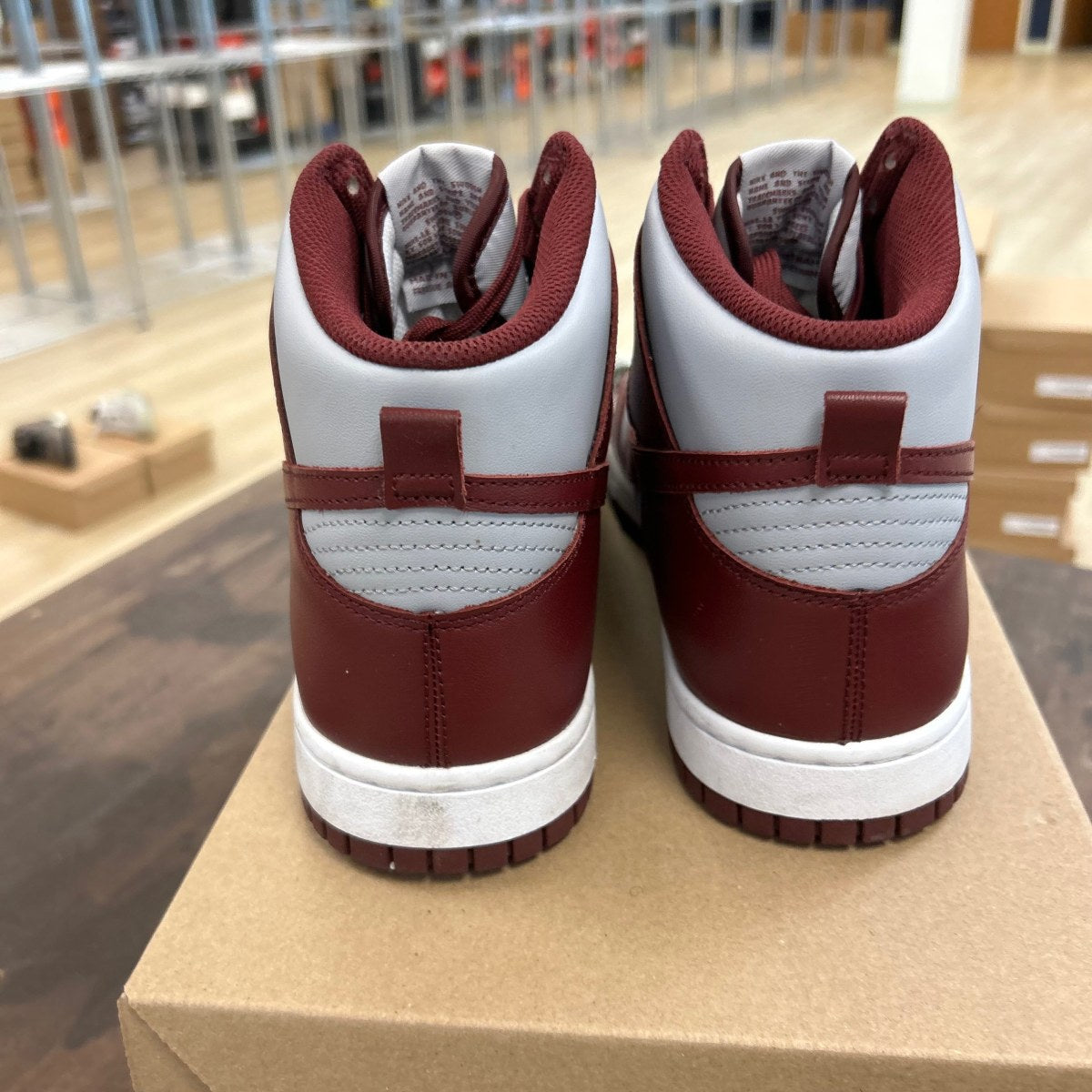 Nike Dunk High Retro Dark Beetroot Size 11 (Pre-Owned) - Image 4