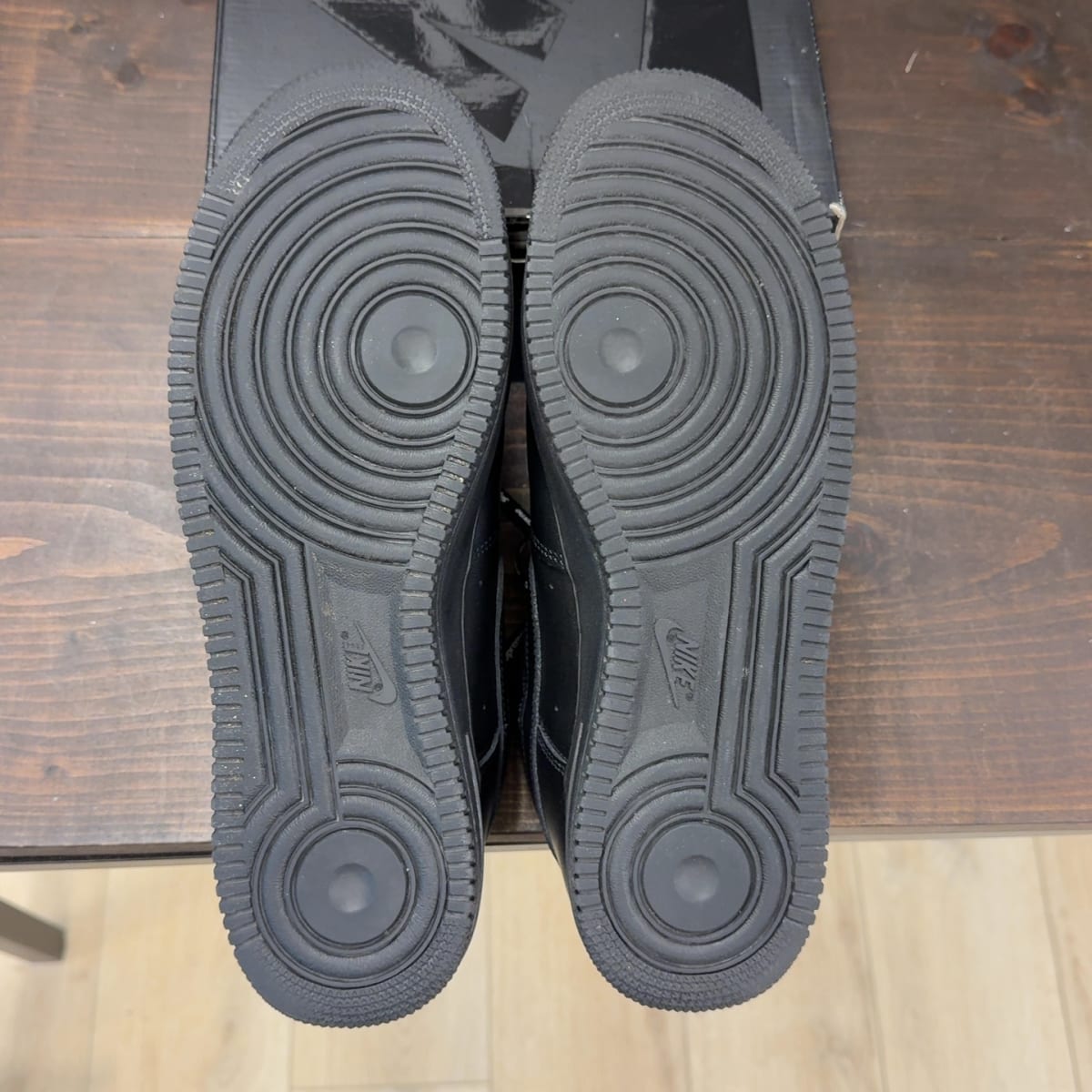 Nike Air Force 1 Low Supreme Black Size 12 (Pre-Owned) - aux