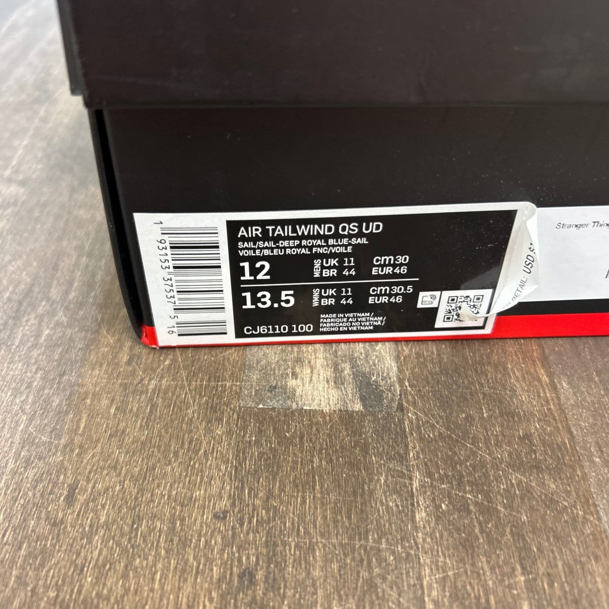 Nike Air Tailwind 79 Stranger Things Sail Upside Down Pack - Image 6